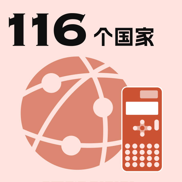 116 个国家