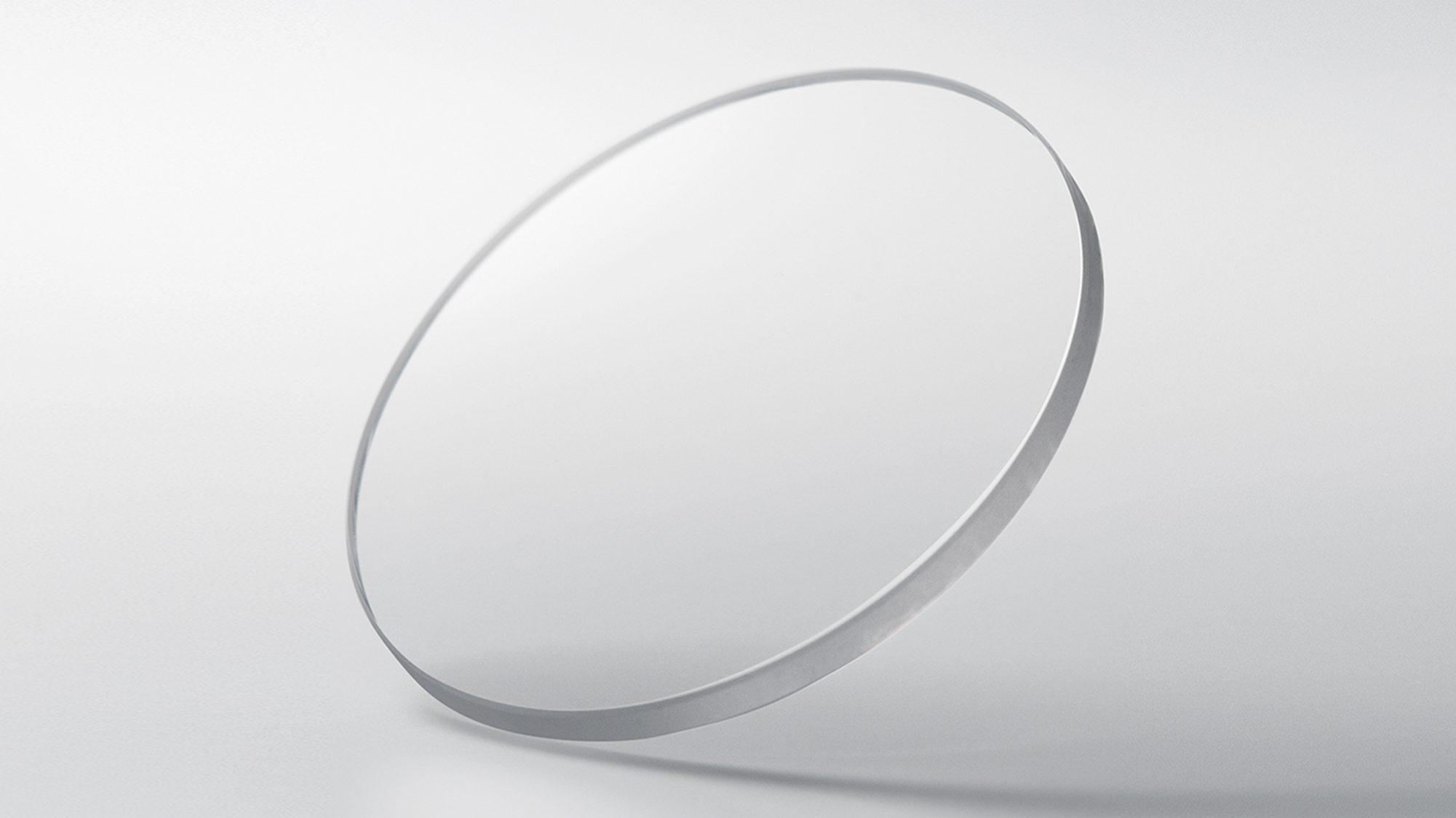 傷に強く透明度が高い両面反射防止コーティングデュアルカーブサファイアガラス