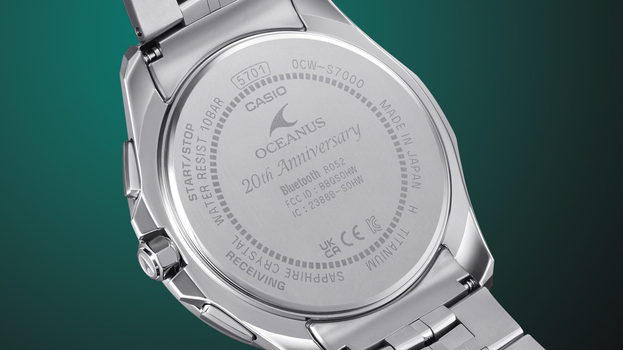 OCEANUS 20周年を記念した数量限定モデルならではの特別仕様